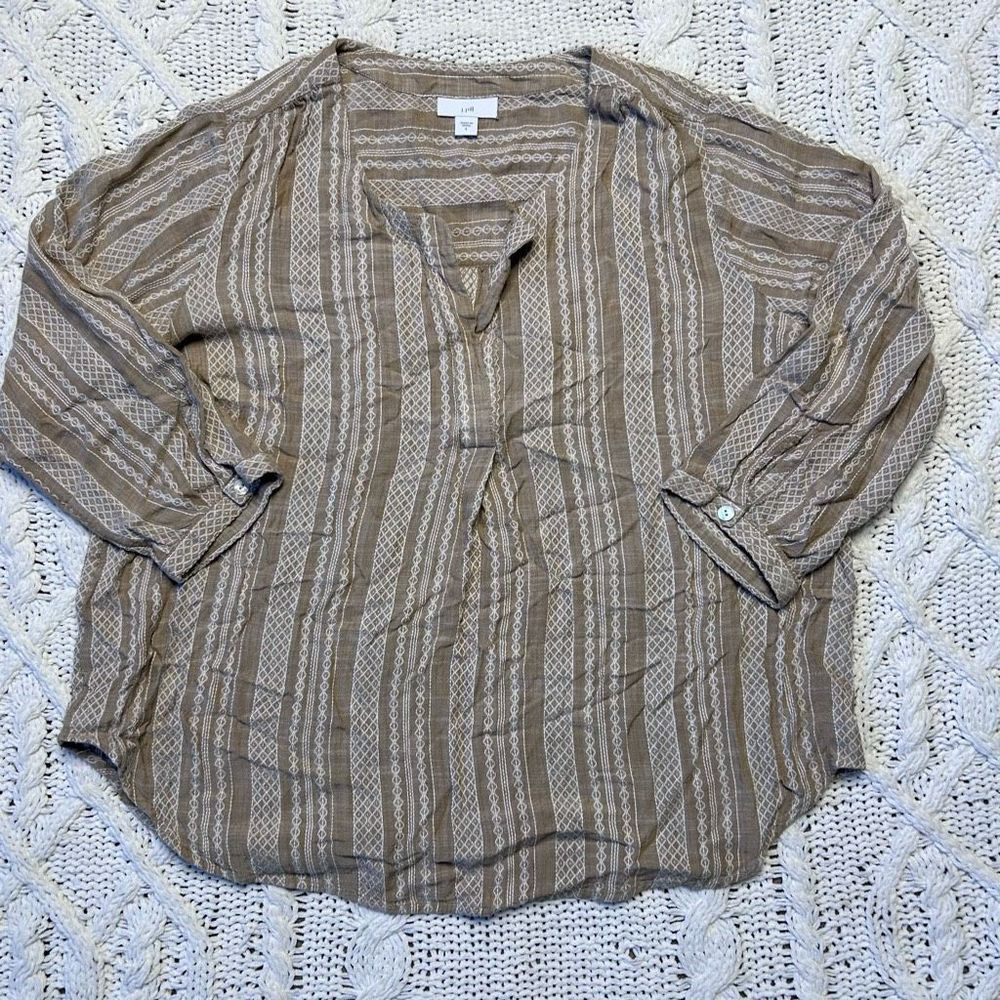 J. Jill Embroidered Blouse - S